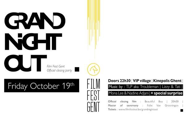 Sluit het filmfestival af in stijl op Film Fest Gent's grand night out