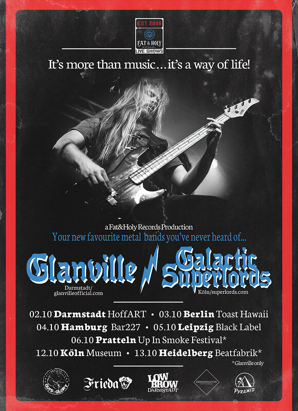 Glanville & Galactic Superlords  to kick off tour this week!