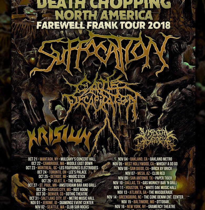 Visceral Disgorge post drum video from ongoing tour