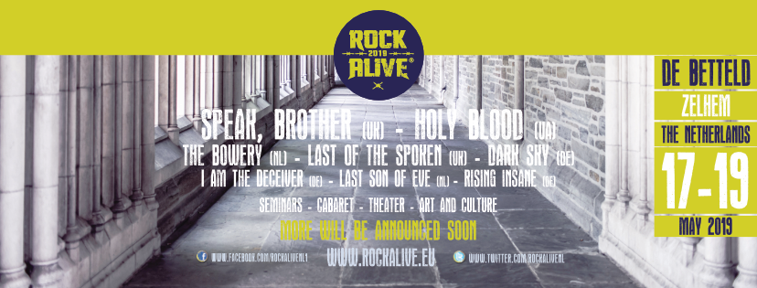 Rock Alive festival maakt tweede serie namen bekend