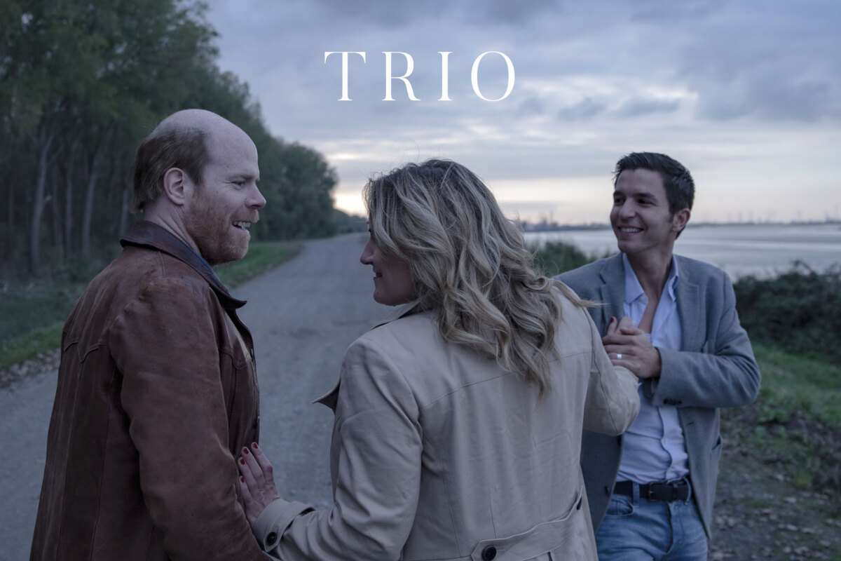 Matteo Simoni, Ruth Beeckmans en Bruno vanden Broecke samen in Trio