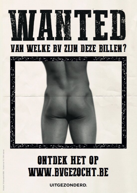 Gent ontwaakt met blote billen BV in brievenbus.