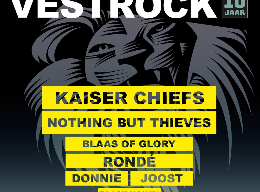 Kaiser Chiefs en zes andere nieuwe namen op tiende editie Vestrock
