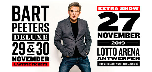 Bart Peeters gecharmeerd door ticket tsunami - Extra concert in Lotto Arena