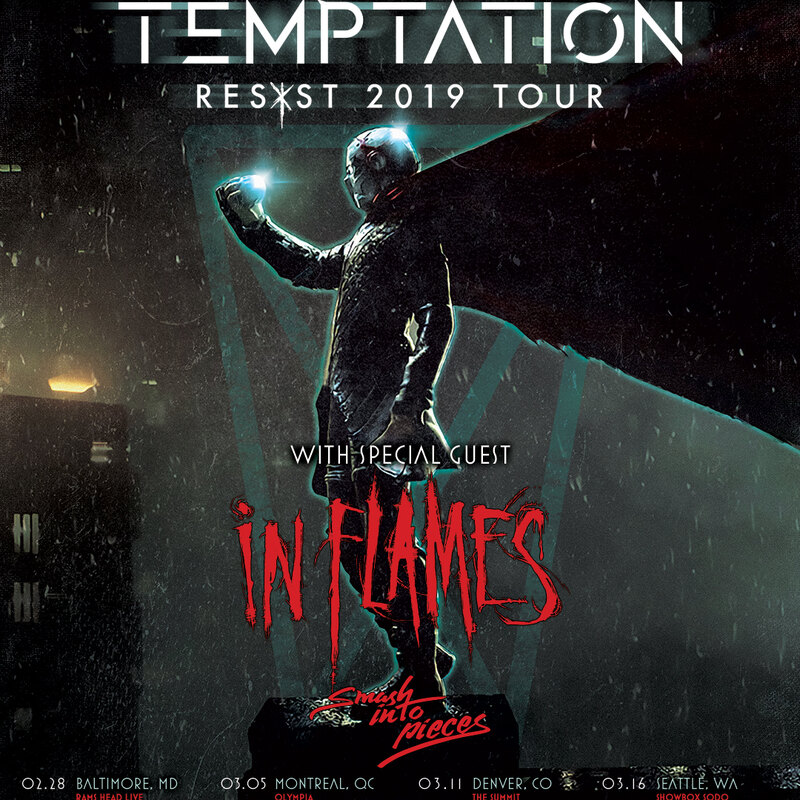 Smash Into Pieces tour with Within Temptation and In Flames!