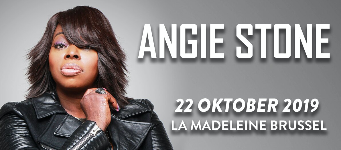Soullegende Angie Stone op 22 oktober 2019 in La Madeleine in Brussel