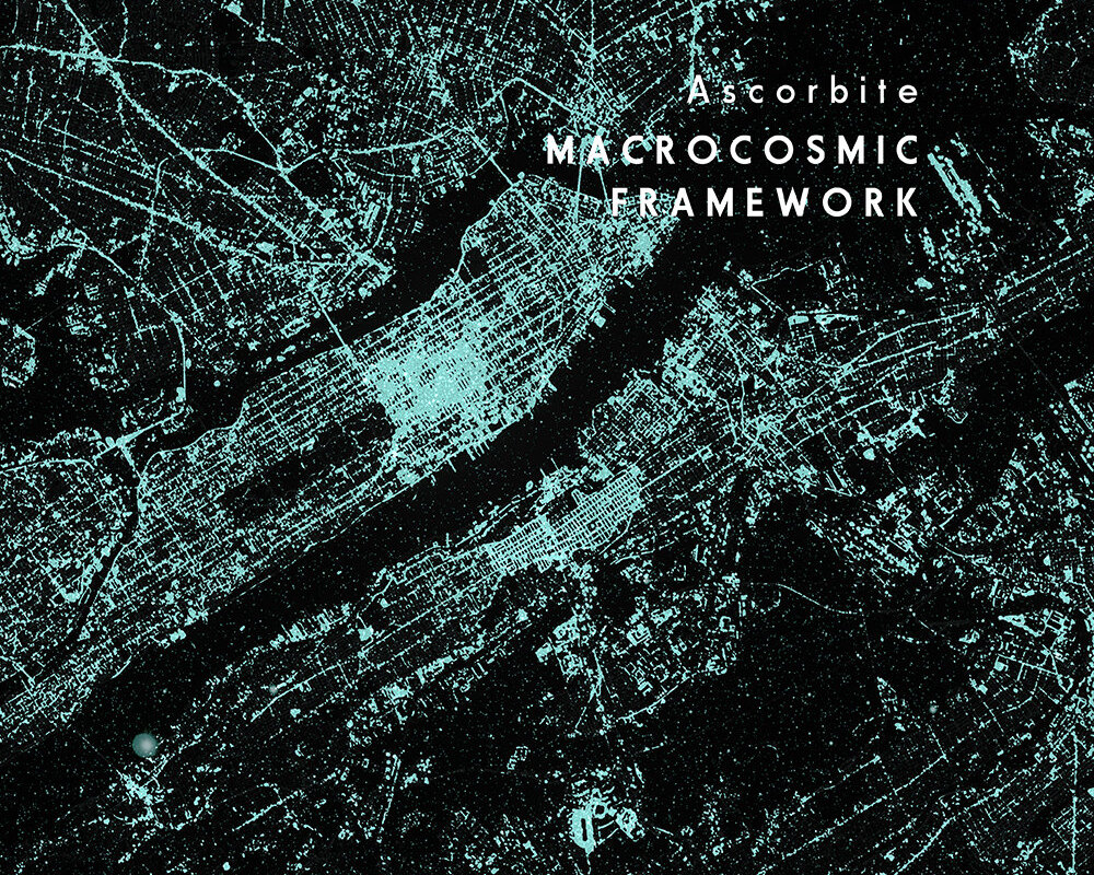 Dark and industrial techno from Ascorbite with his debut album 'Macrocosmic Framework'