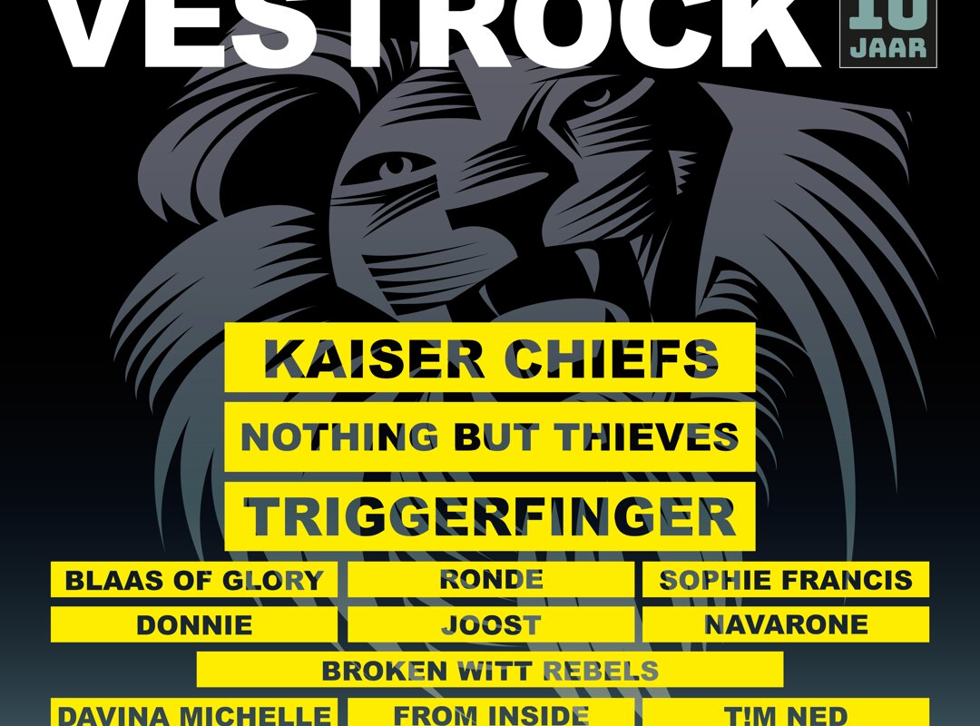 Triggerfinger, Davina Michelle, Navarone en meer nieuwe namen voor Vestrock