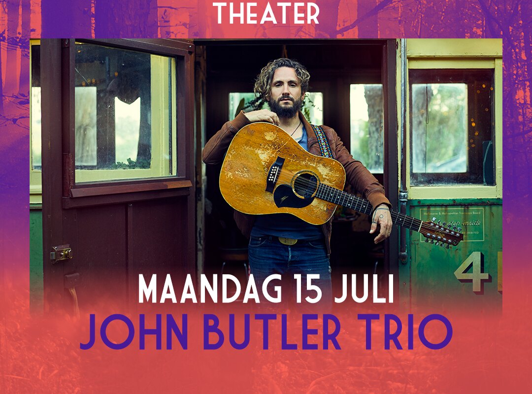 John Butler Trio aankomende zomer naar Live At Amsterdamse Bos