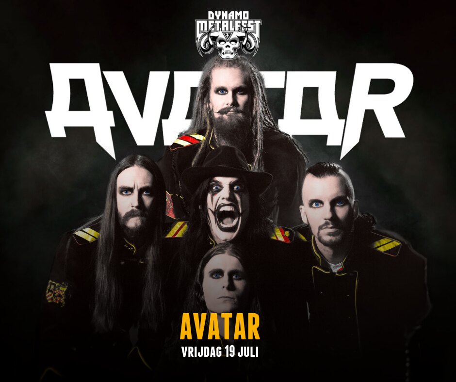 Avatar toegevoegd aan line-up Dynamo Metalfest