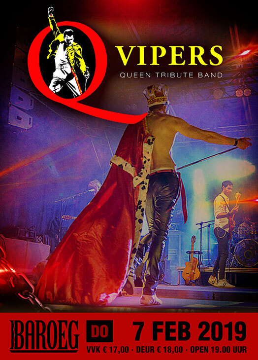 Queen tributeband naar Baroeg