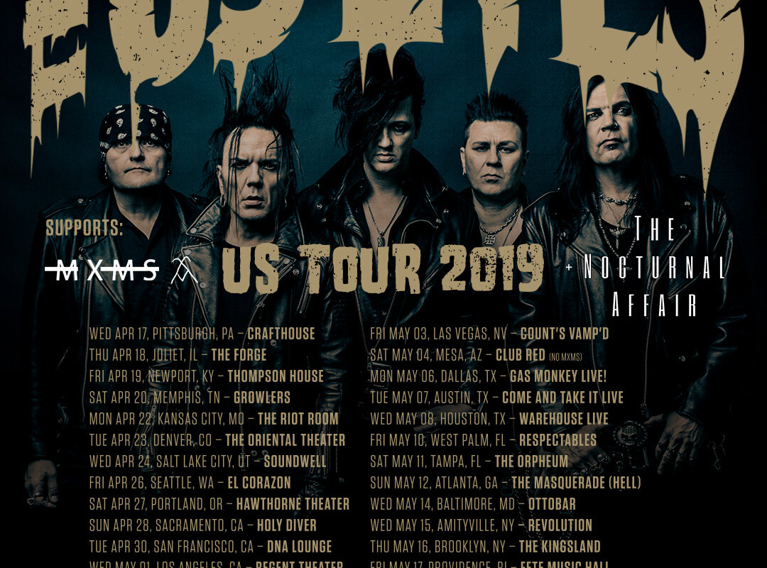 The 69 Eyes announce first U.S. tour in a decade