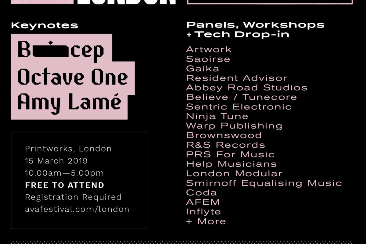 Ava Londen announce Free conference with Bicep, Octave One, Abbey Road Studios, London’s Night Czar Amy Lamé