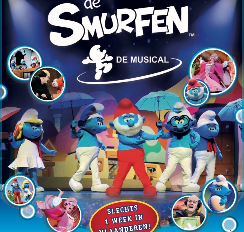 De Smurfen zijn klaar voor hun Belgische musicaldebuut!  
