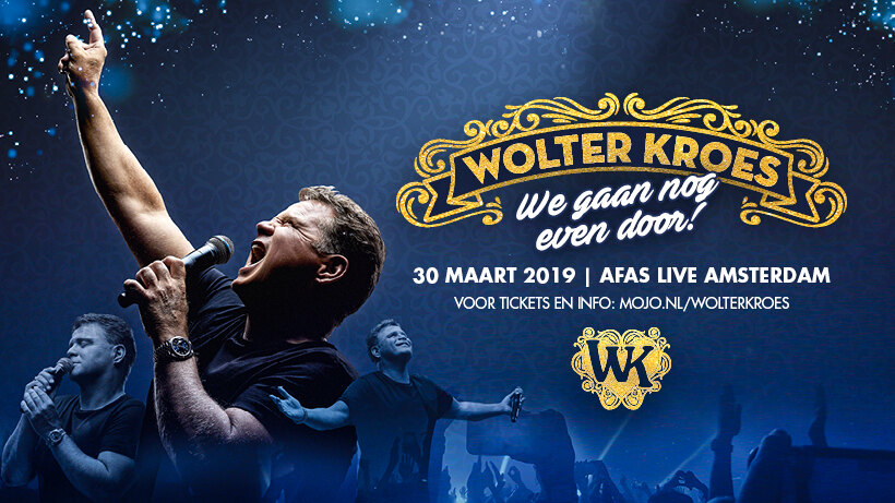Gastartiesten concert Wolter Kroes in AFAS Live bekend gemaakt