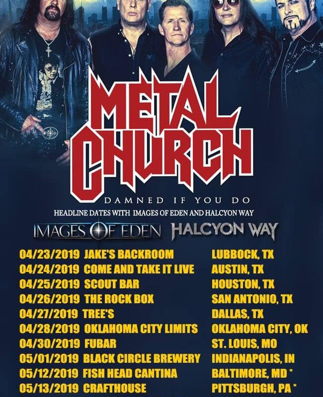 Halcyon Way to tour North America with Metal Church