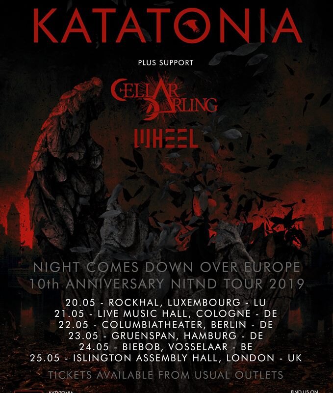 Cellar Darling announce tour with KATATONIA and exclusive Youtube live session