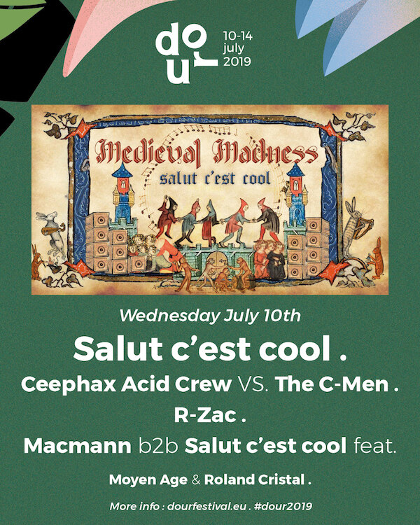  Salut c'est cool, curator of a stage on Wednesday July 10th!