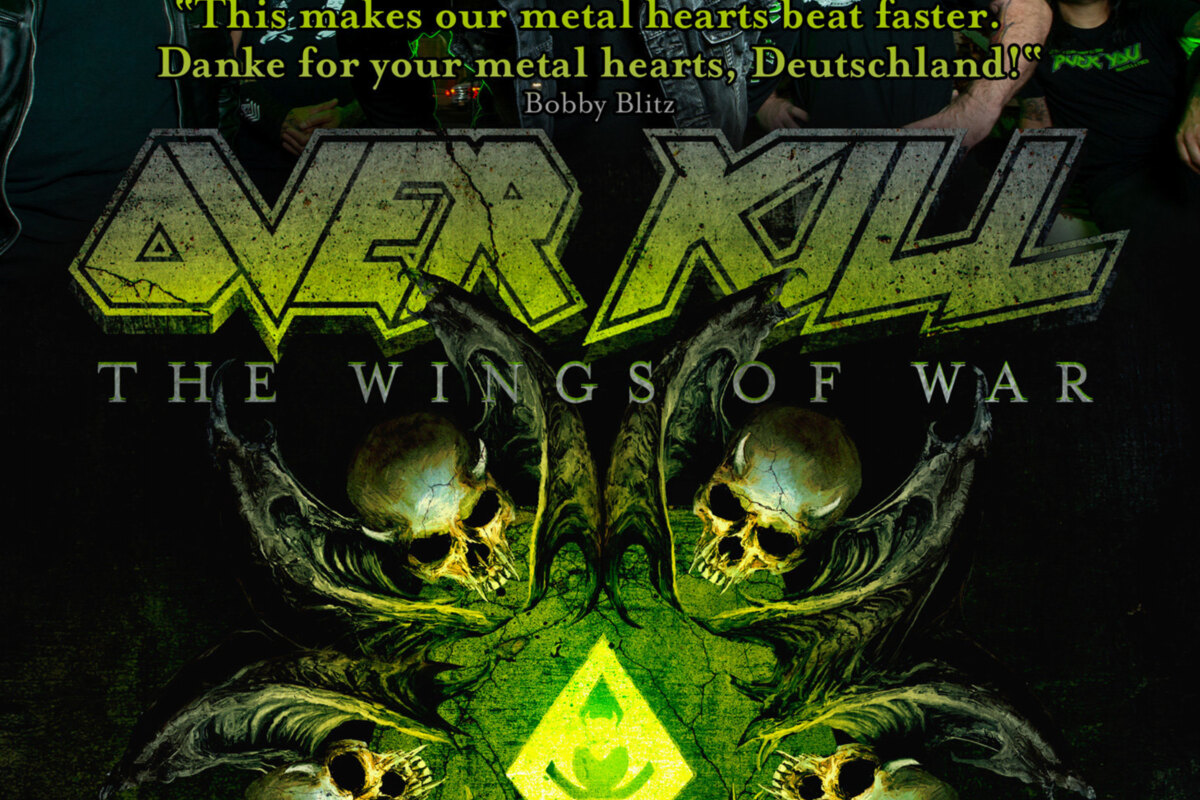 Overkill "The Wings Of War" enters the Top5 of German Charts