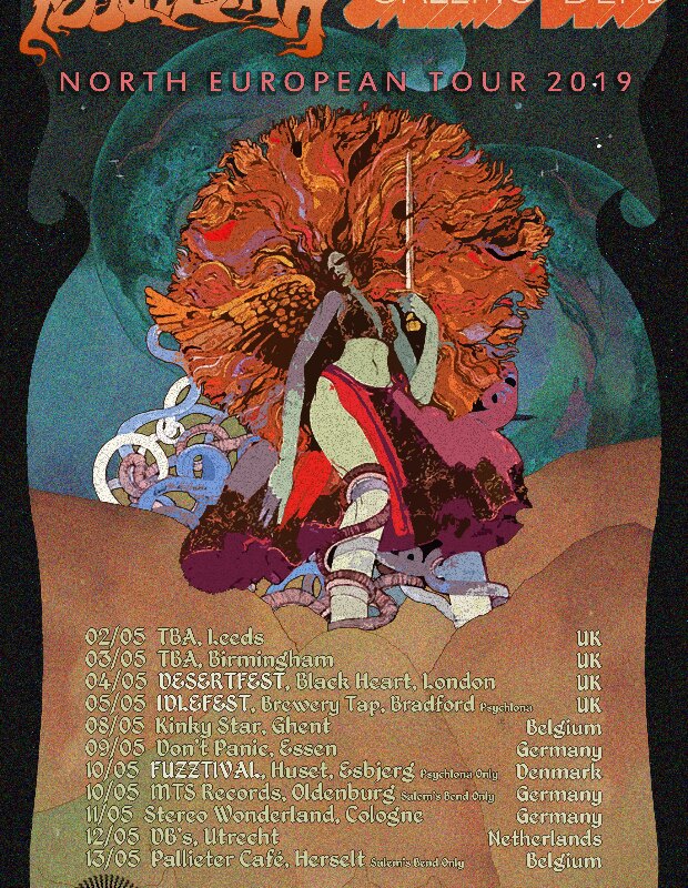Salem's Bend and Psychlona UK/Euro tour, new Salem's Bend single live today