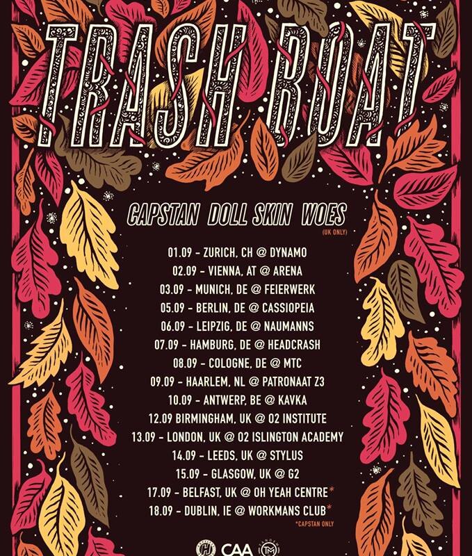 Trash Boat Announce European Headline Tour With Support By Woes