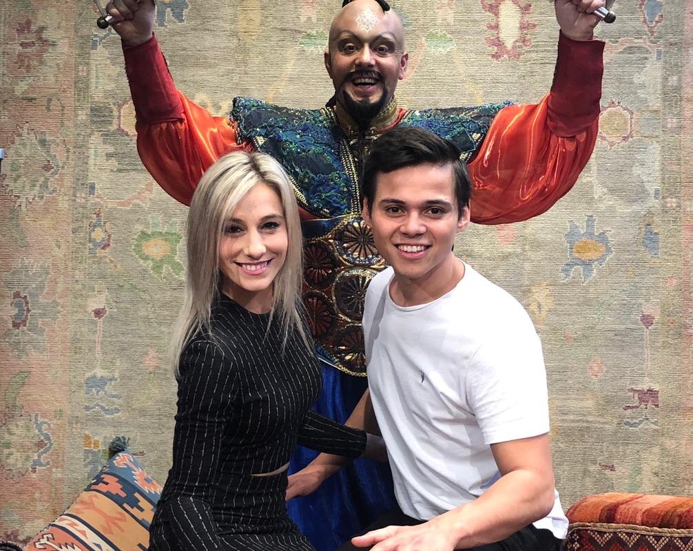 Aladdin en Prinses Jasmine op magische wijze onthuld