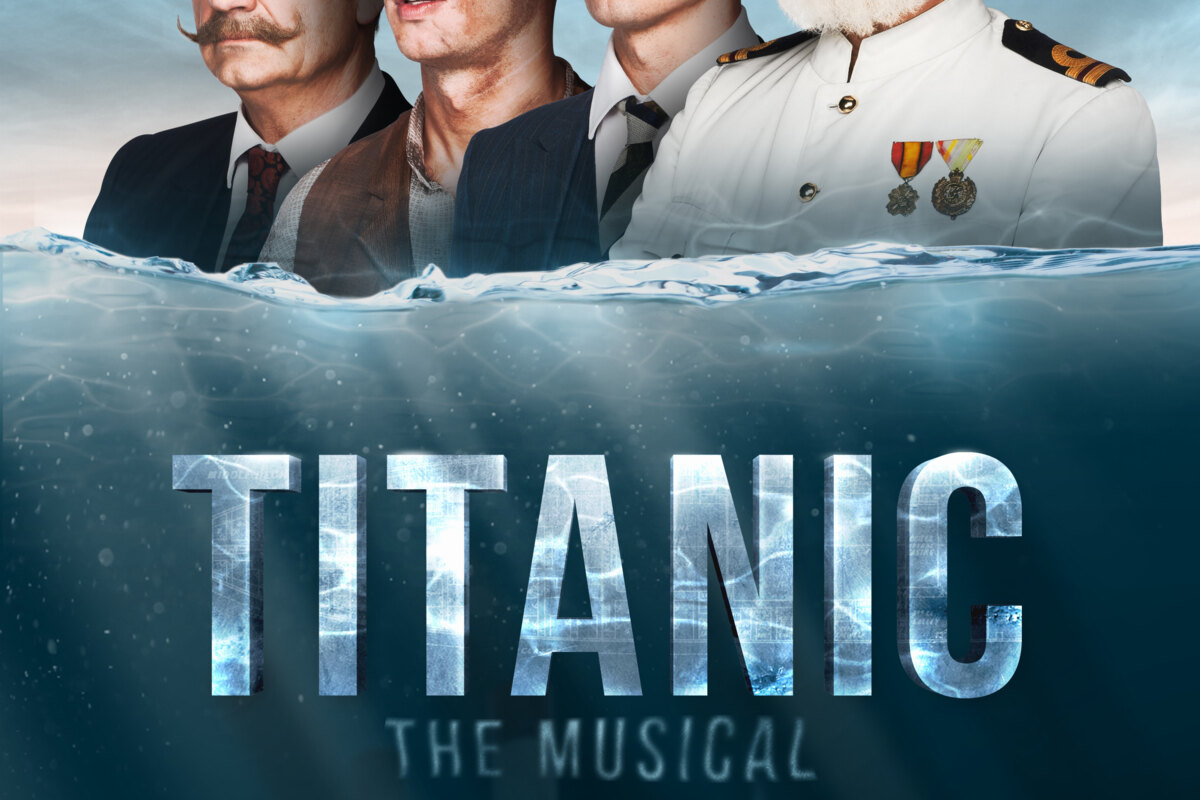 Ivan Pecnik, Peter Bulckaen, Nordin De Moor en Michiel De Meyer beleven de ondergang van het bekendste schip ter wereld in Titanic The Musical