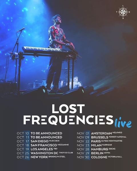 Lost Frequencies announces all-new live show for 2019 across Europe and the U.S.A. - coming this winter