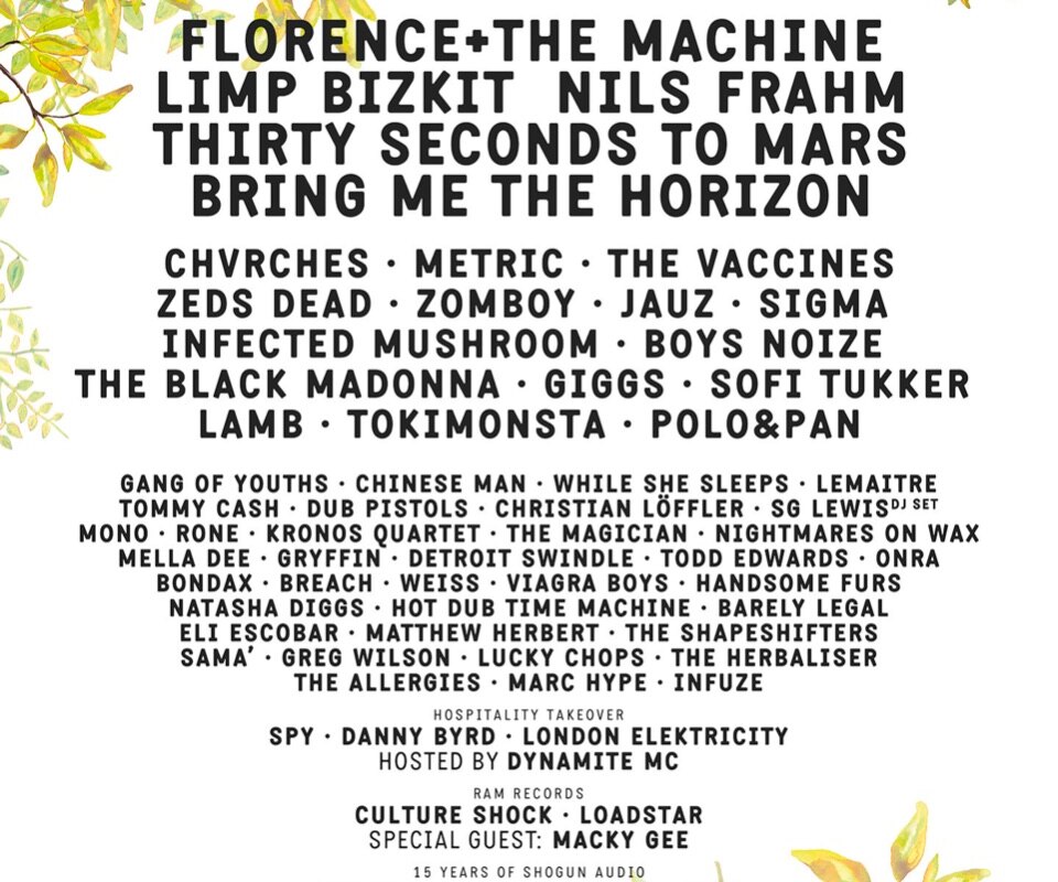 Limp Bizkit, Nils Frahm, Chvrches, Sigma en meer naar Electric Castle 2019