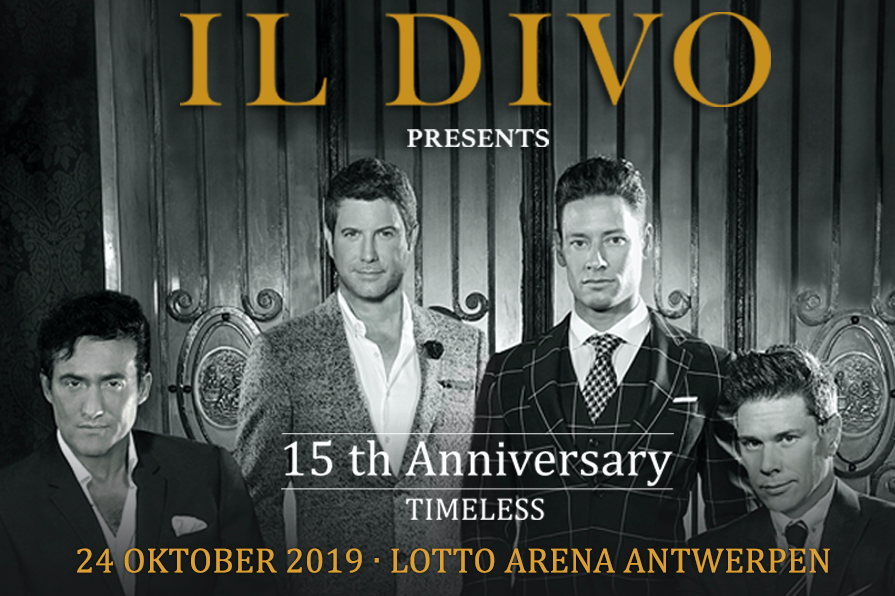 Il Divo komt op 24 oktober in de Lotto Arena in Antwerpen