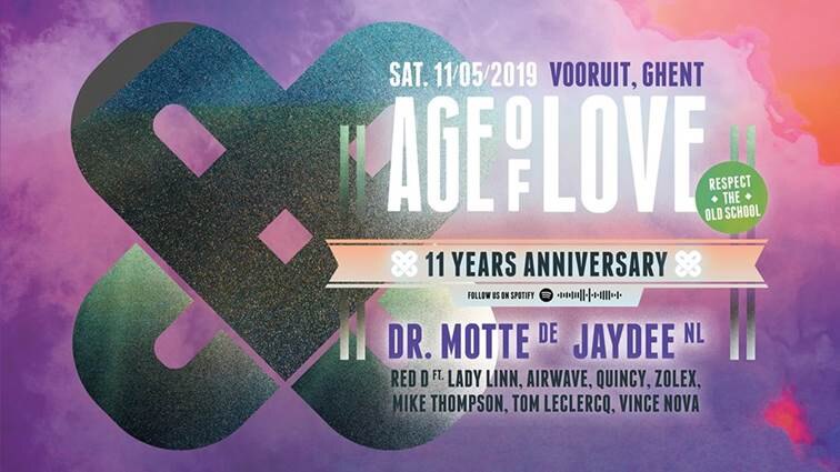 Age Of Love viert 11e verjaardag met maar liefst 10 (inter)nationale artiesten in Kunstencentrum Vooruit