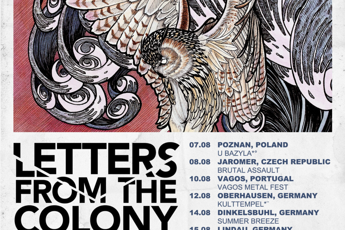 Letters From Colony  announce European summer tour!