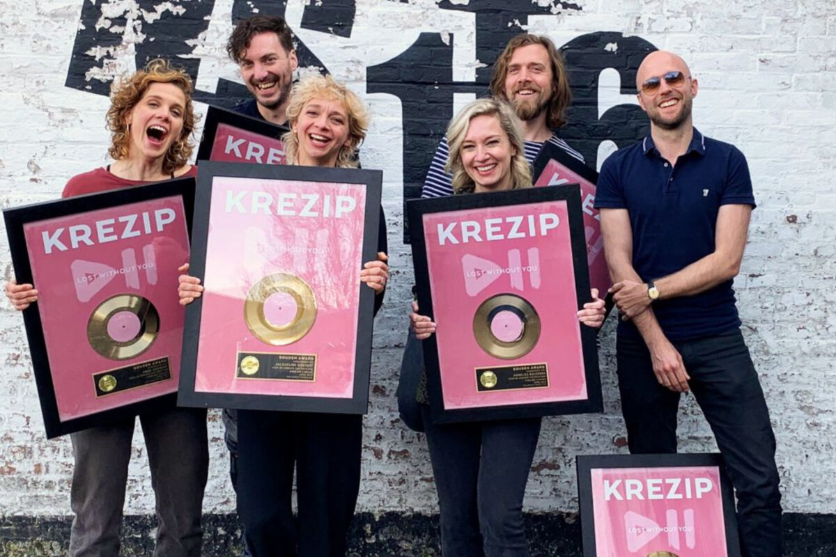 Gouden plaat voor Krezip