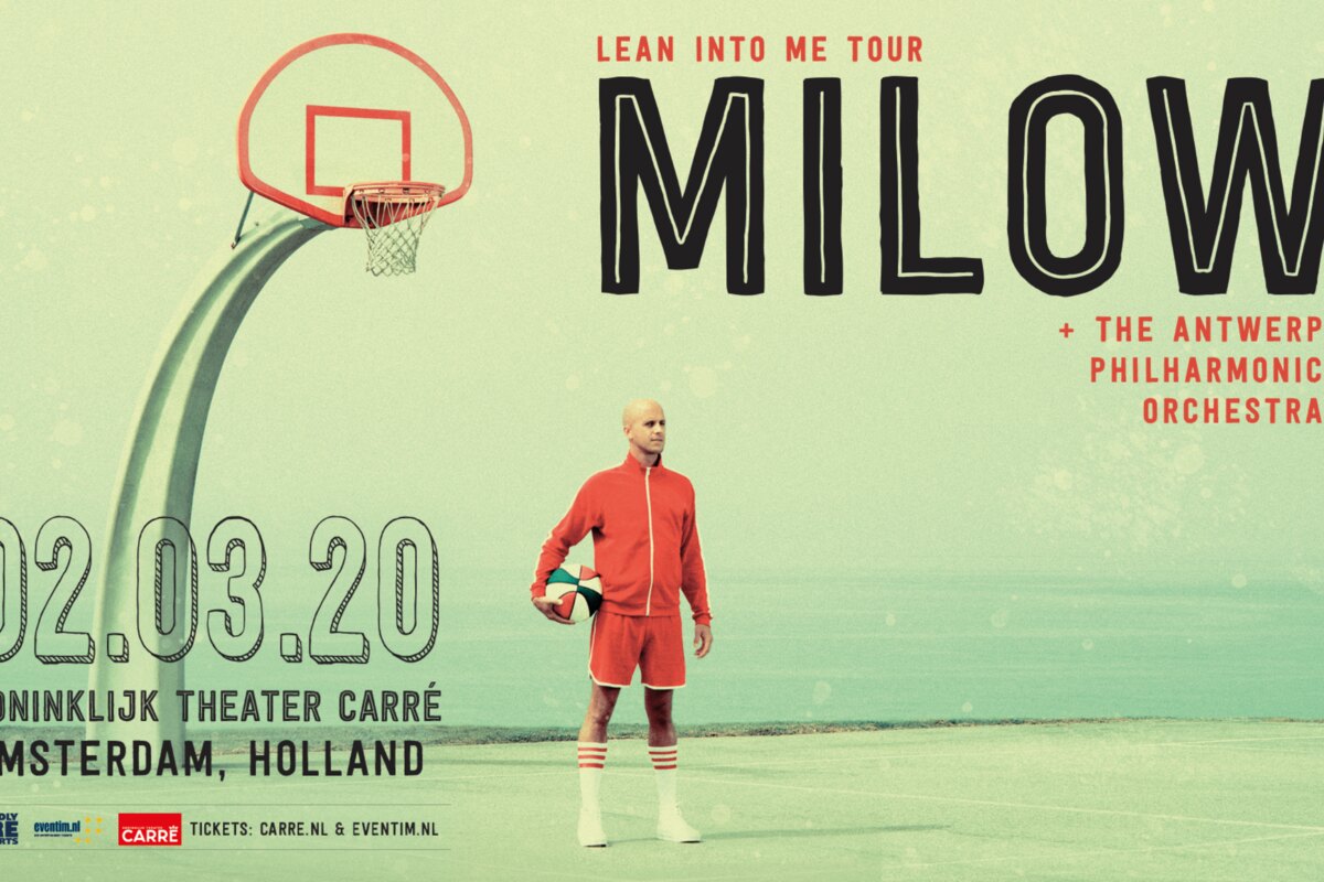 Milow viert tienjarige carrière met het Antwerp Philharmonic Orchestra in Carré