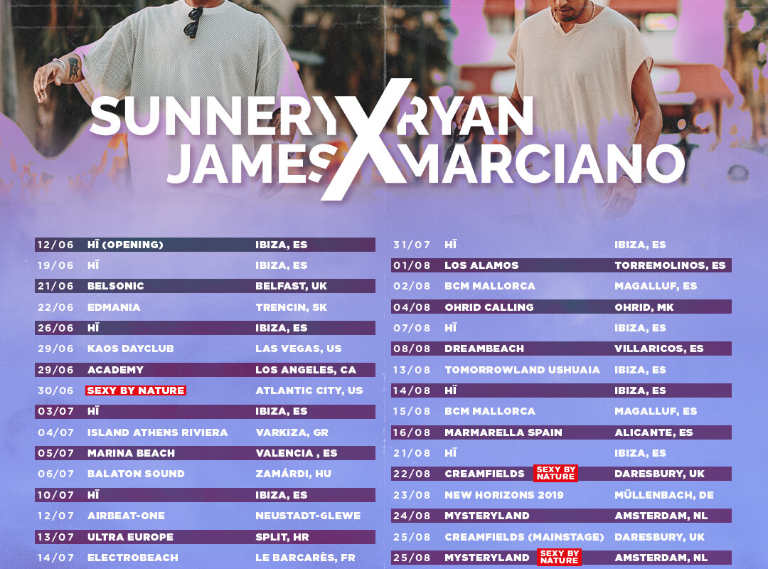 Sunnery James & Ryan Marciano release new Ibiza anthem 'Love, Dance & Feel'
