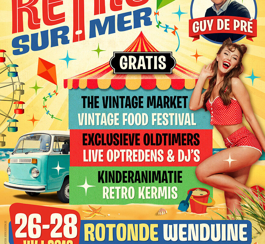 Wenduine is klaar voor 3de Retro Sur Mer: “Een maximale retrobeleving, met Guy De Pré én het blijft gratis!”