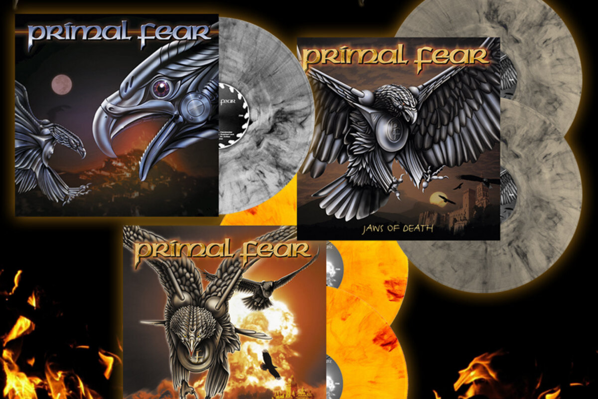 Primal Fear- marbled vinyl (re-)issues of first three studio albums out now!