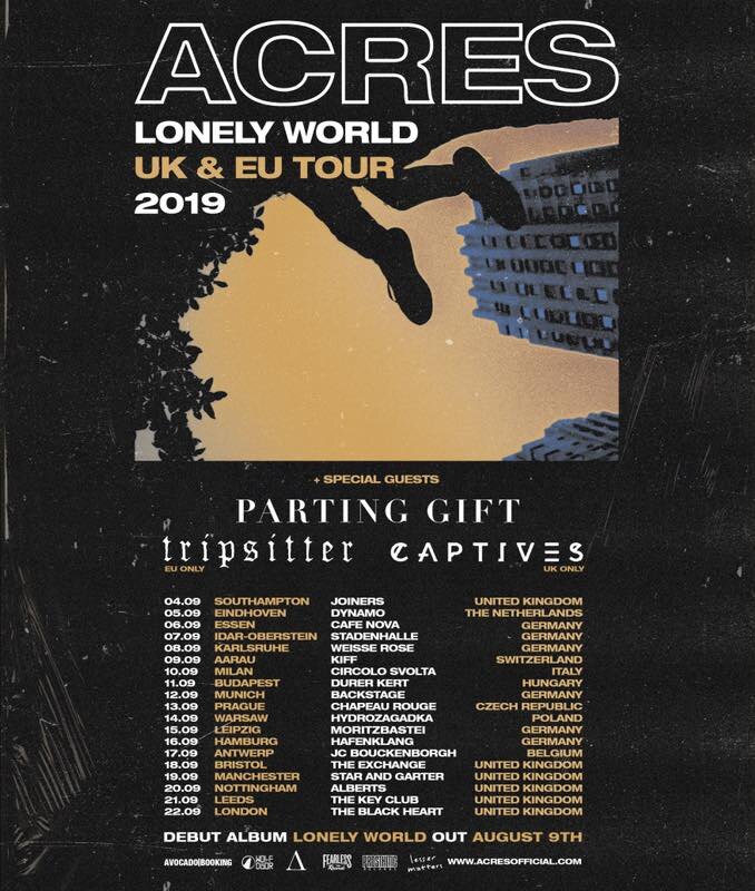 Tripsitter announce European tour with Acres