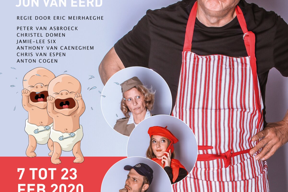 Peter Van Asbroeck speelt de hoofdrol in de allereerste komedie van Het Farcetheater!