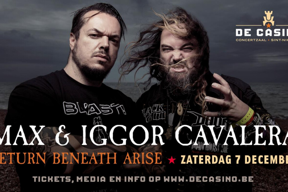 Max & Iggor Cavalera komen naar De Casino