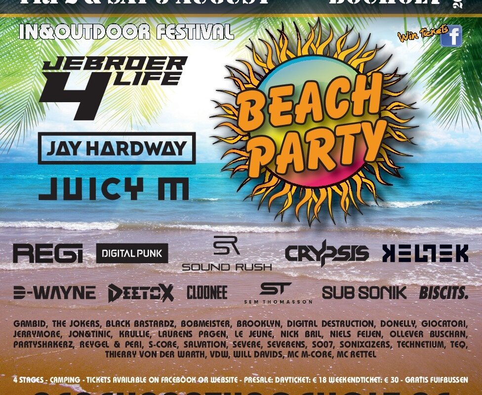Beach Party Bocholt: line-up om van te snoepen