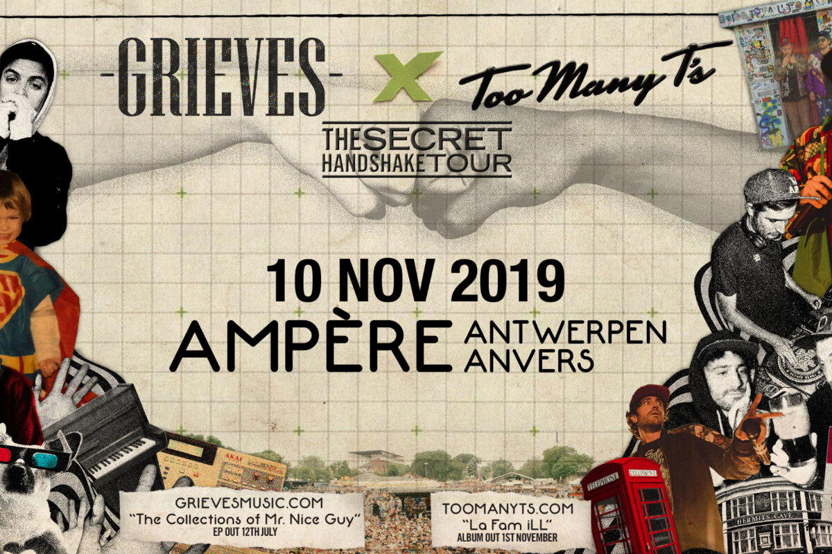 Grieves en Too Many T's komen op 10 november naar Ampere in Antwerpen