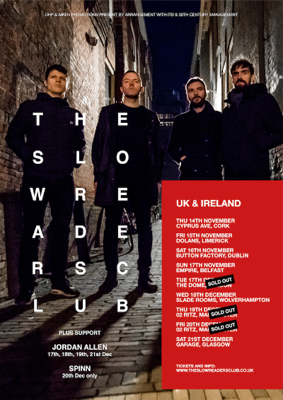 The Slow Readers Club announce extra winter headline tour dates