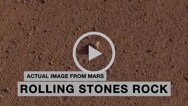 Nasa Jpl Names 'Rolling Stones Rock' on Mars