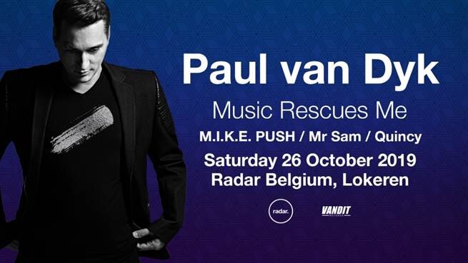 Paul Van Dyck komt met Music Rescues Me Album Tour naar Lokeren