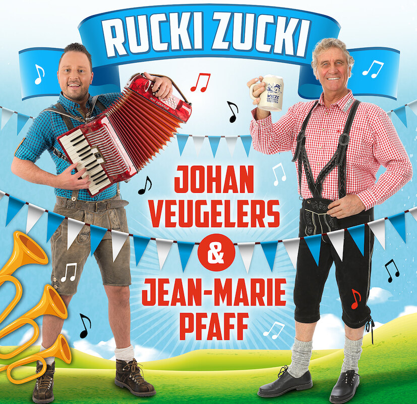 Johan Veugelers en Jean-Marie Pfaff lanceren hun veelbesproken duetsingle 'Rucki Zucki'