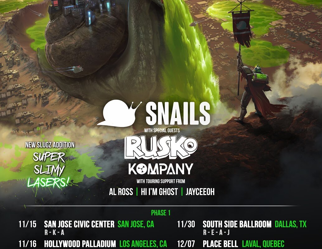 Snails drops seventh annual SNAILEDIT! mix & phase one of ‘World Of Slime’ tour dates