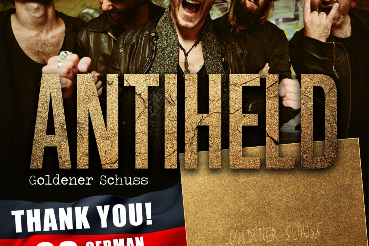 Antiheld »Goldener Schuss« auf Platz #63 in den Offiziellen Deutschen Album Charts!