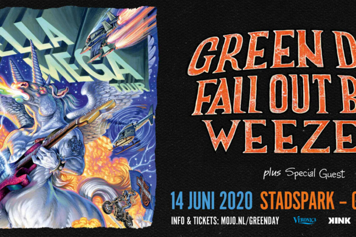 Green Day, Fall Out Boy en Weezer kondigen gezamenlijke Hella Mega Tour aan