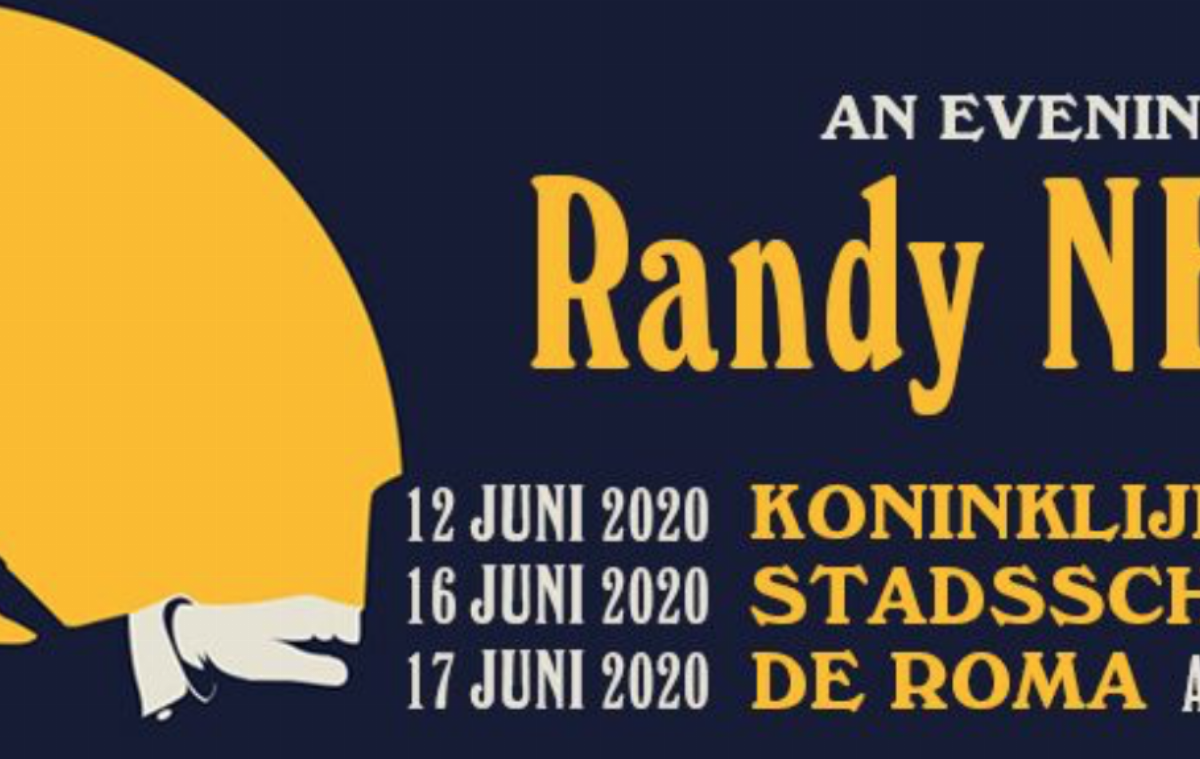 Randy Newman tourt met 3 data doorheen België in juni 2020
